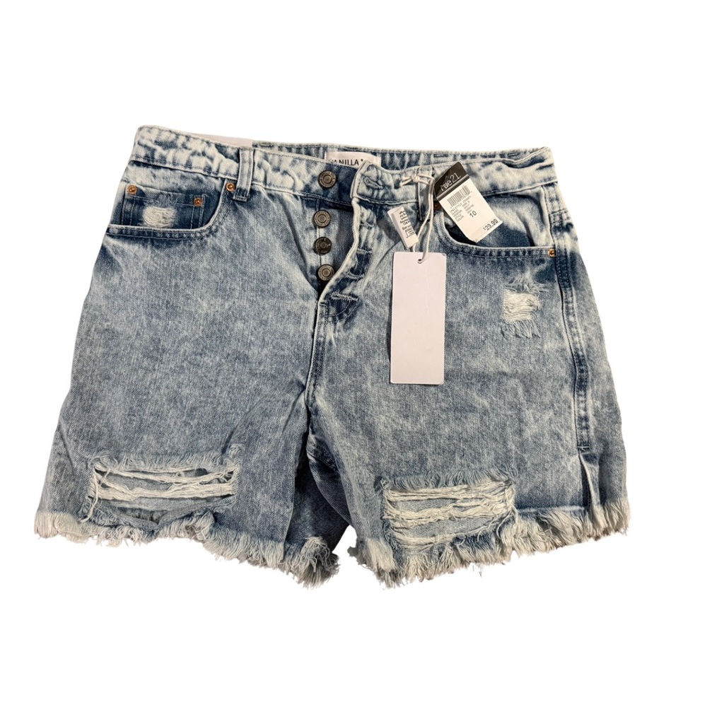 Vanilla Star Light Blue Distressed Denim Jeans (Size 10) – NWT
